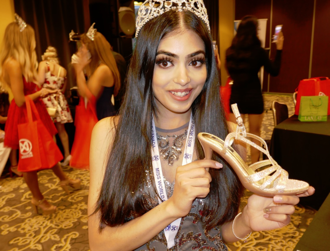 Miss World Canada - sponsored shoes