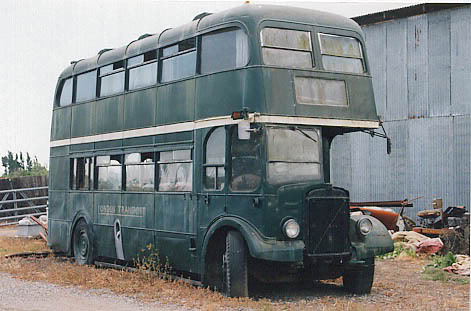 old green bus